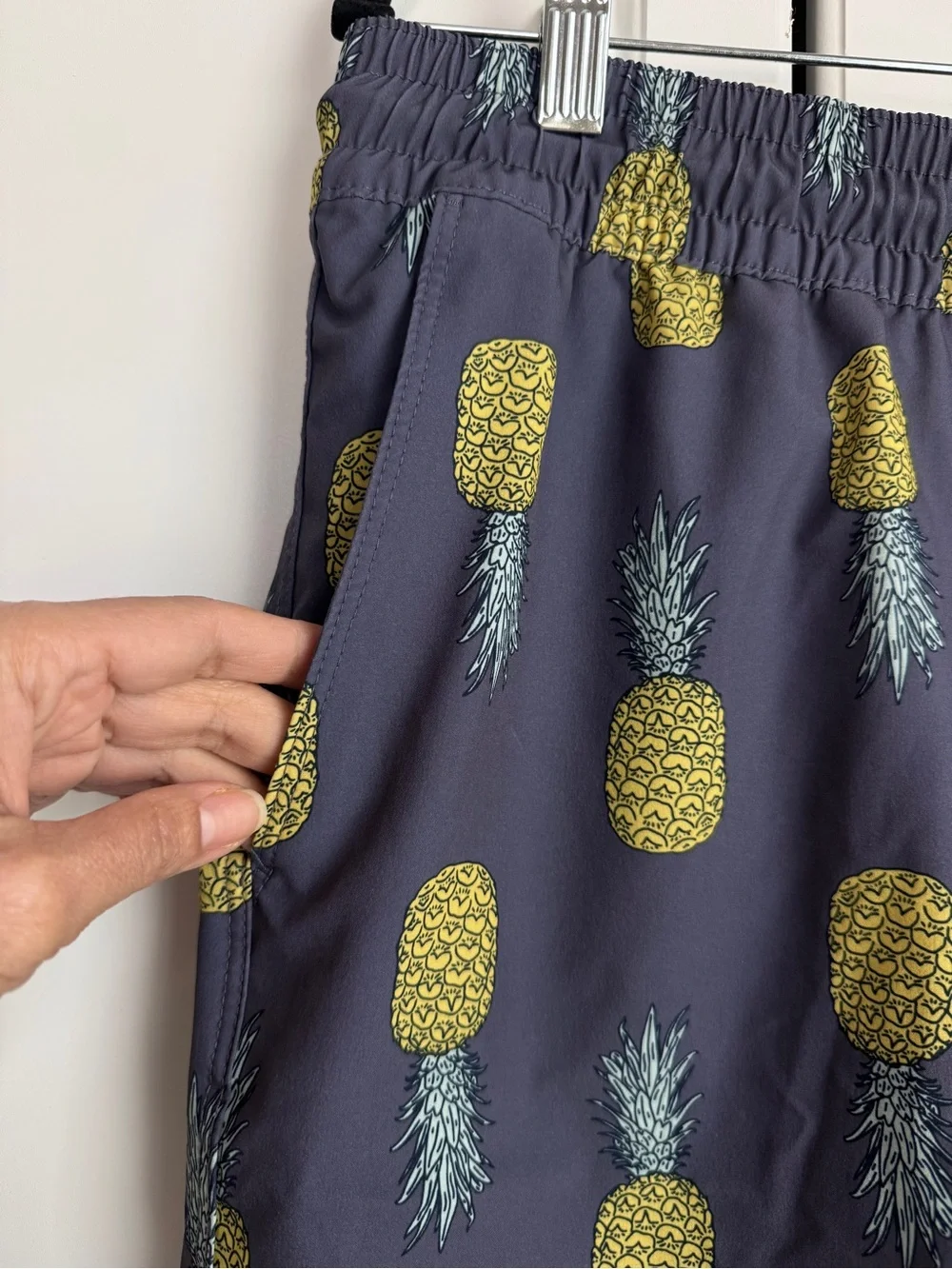 Hurley Swim Trunks Pineapple Print Stretch Size M